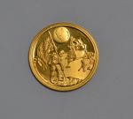 Médaille or, Armstrong, poids: 8gr
Lot conservé en banque, vendu sur...