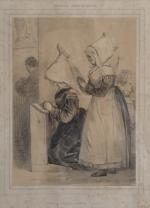 gravé par Hippolyte LALAISSE (1812-1884)
édité par CHARPENTIER
Femmes de Saint Nazaire...