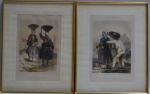 d'après Hippolyte LALAISSE (1812-1884)
édité par CHARPENTIER 
Galerie Armoricaine
Suite de quatre...