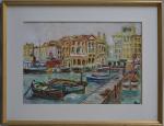 G. MACE (XXème)
Venise
Aquarelle signée en bas à droite
32 x 46.5...