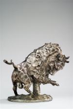 José Maria DAVID (1944-2015)
Bison
Bronze argenté
Justifié 4/8
Fondeur Maromer
21 x 25 cm