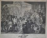 Peter Paul RUBENS (1577-1640) d'après.
MARTENASIE gravé par.
L'enlèvement des Sabines
Estampe
53.5 x...