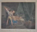 Jean-Honoré FRAGONARD (1732-1806) d'après.
Le verrou, Le baiser à la dérobée
Paire...