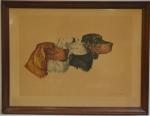 Jean HERBLET (1893-1985)
Les trois chiens
Estampe signée en bas à droite
39...