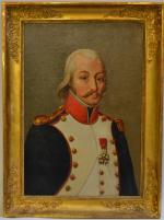 ECOLE FRANCAISE du XIXème
Portrait d'officier à la légion d'honneur
Huile sur...