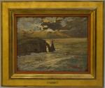 Alexandre NOZAL (1852-1929)
Etretat, les falaises
Huile sur toile, cachet de la...