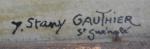 Joseph Stany GAUTHIER (1883-1969)
Saint Guénolé
Aquarelle signée et située en bas...