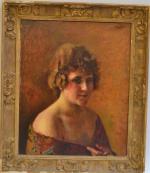 Charles François Prosper GUÉRIN (1875-1939)
Portrait de dame
Huile sur toile monogrammée...