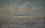 Ch. CADORET (XIX-XXème)
Paysage maritime, 1888.
Huile sur toile signée et datée...