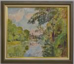 Abel LAUVRAY (1870-1950)
Vetheuil, la Seine, 1926
Huile sur toile signée en...
