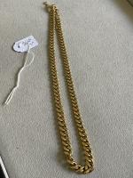 COLLIER or maille gourmette poids 16.1 g long 42 cm