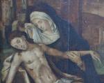 ECOLE ANVERSOISE vers 1600, suiveur d'Adrien ISEMBRANDT
Déposition du Christ
Panneau de...