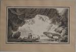 Pierre Joseph WALLAERT (1753-circa 1812)
Paysage maritime
Dessin et lavis signé en...