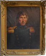ECOLE FRANCAISE du XIXème
Portrait d'homme
Huile sur toile
81 x 65 cm...