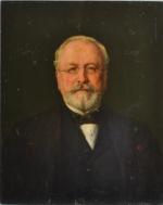 F. GAILLARD (XIXème)
Portrait d'homme à la légion d'honneur, 1870. 
Huile...