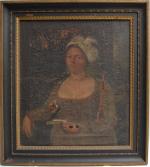 ECOLE FRANCAISE du XIXème
Portrait de dame au livre
Huile sur toile
81.5...