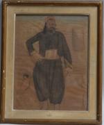 Jean LAUNOIS (1898-1942)
Spahi algérien
Dessin rehaussé, signé en bas à gauche
39...