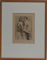 d'après Pablo PICASSO [espagnol] (1881-1973)
Deux femmes nues
Estampe, porte une signature...