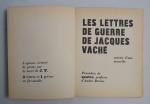 VACHE (Jacques) Lettres de guerre. Paris, K éditeurs, 1949. Exemplaire...