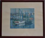 Pierre Philippe BERTRAND (1884-1975)
Ile d'Yeu, Port Joinville
Estampe signée en bas...