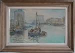 Georges LHERMITTE (1882-1967)
La Rochelle
Huile sur toile signée en bas à...