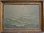 Georges LHERMITTE (1882-1967)
Brume en mer
Huile sur panneau signée en bas...
