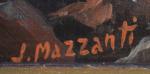 J. MAZZANTI (XXème)
Phare le long des côtes, 1965. 
Huile sur...