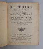 Louis Etienne ARCERE, Histoire de la ville de La Rochelle...
